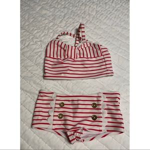 Janie and Jack Striped Bikini 3-6 mo